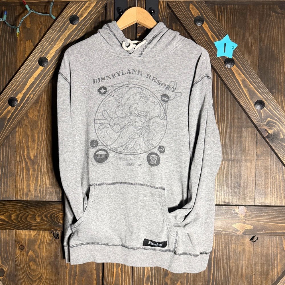 Disneyland Resort Gray Hoodie Large | Disney Parks Authentic - Picture 2 of 6